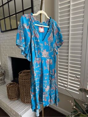 Anthropologie Robin Tiered Mini Dress